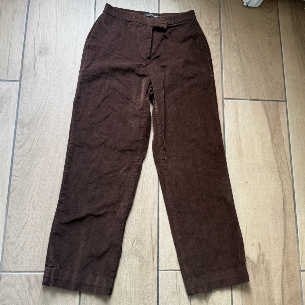 Women’s Business Velvet Brown Pants